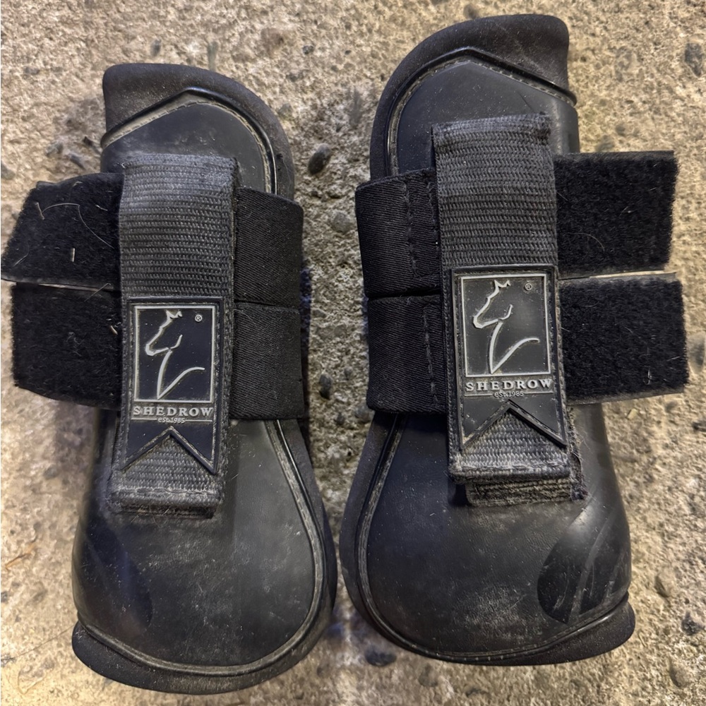 Shedrow Equestrian Pony Open Front Jumping Boots